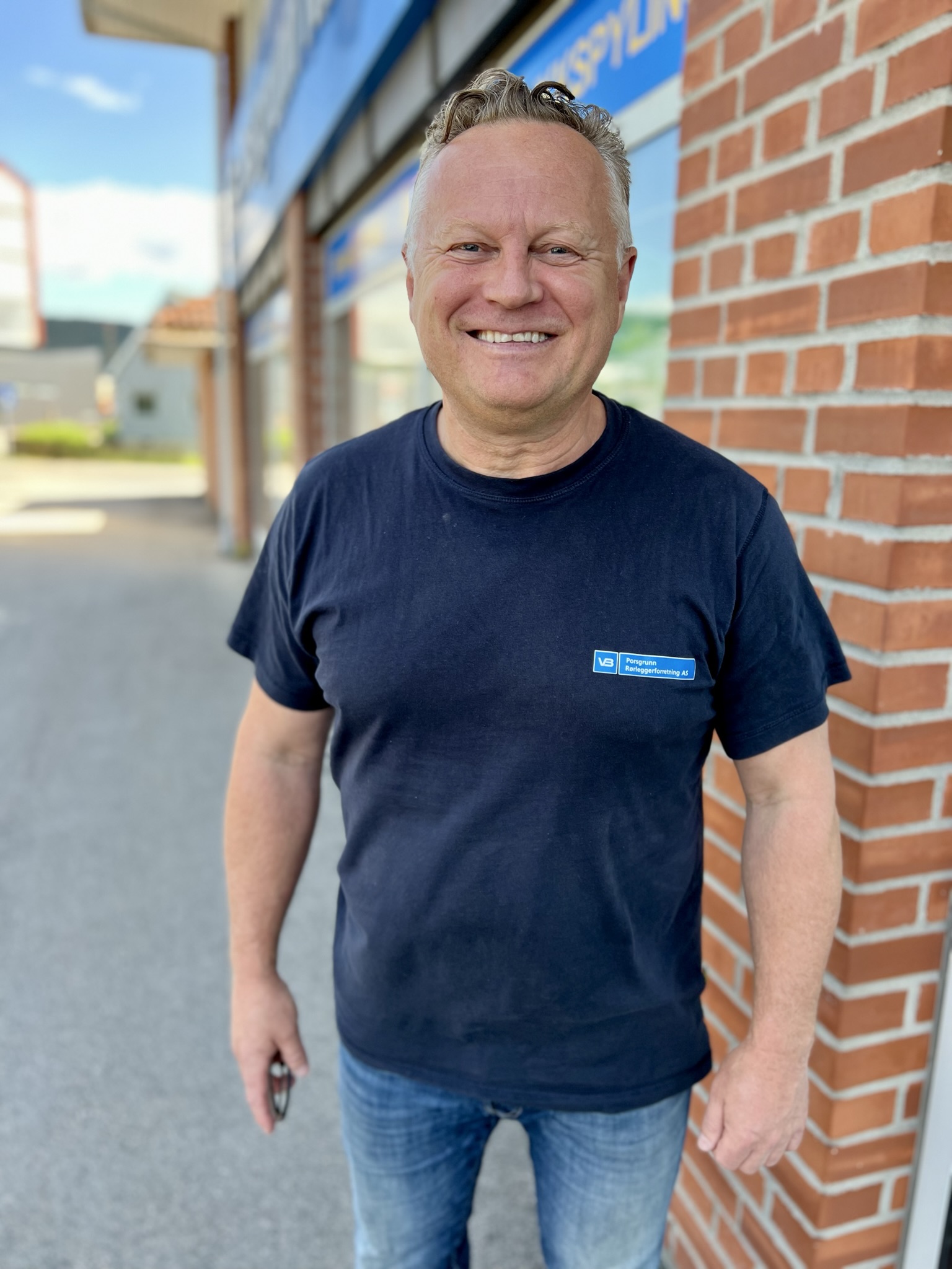 Fyrtårn: Carsten Skottner Engh, daglig leder for Porsgrunn Rørleggerforretning